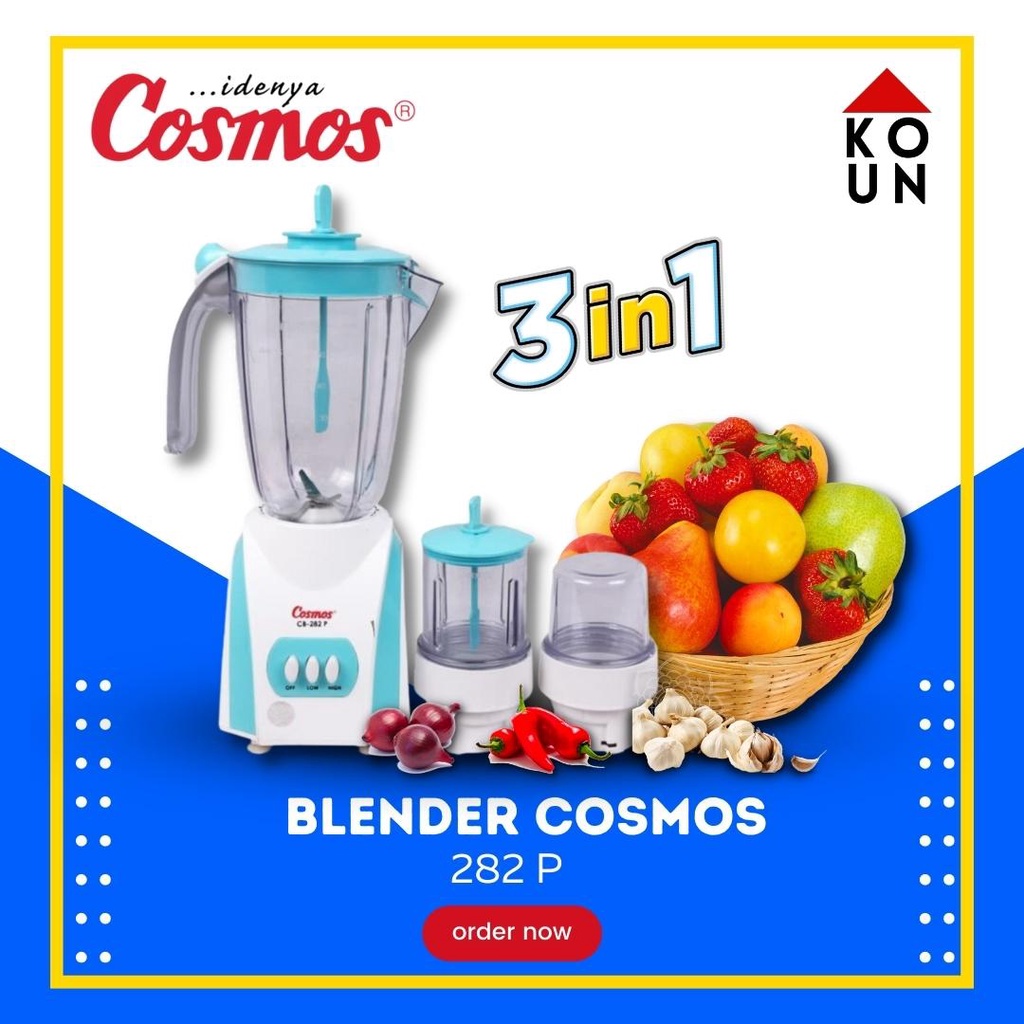 (COD READY) Blender Cosmos CB-281 P / CB281P / CB 281P / CB281P / CB 281P / CB-281P / CB 282 P / CB 
