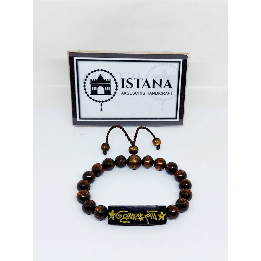 gelang yuser atau taliarus hitam kombinasi plat terbaru