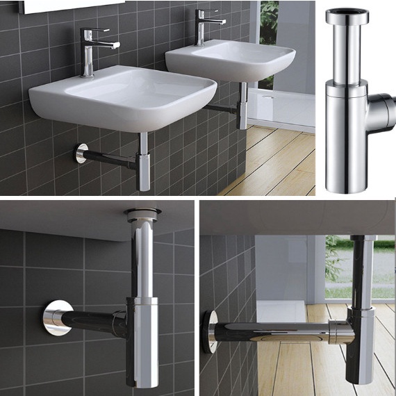 Sifon botol stainless matte doff minimalis 44-pembuangan air wastafel washtafel cuci tangan sus 304 tekan push pencet