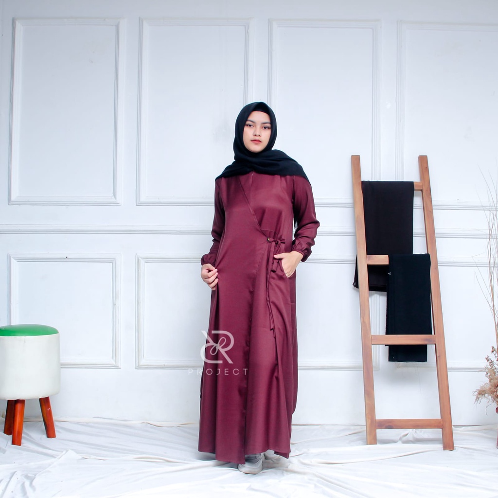 GF02 ~ ARSEN NEW COLOUR | GAMIS BASIC | BAJU MUSLIM WANITA TERLARIS