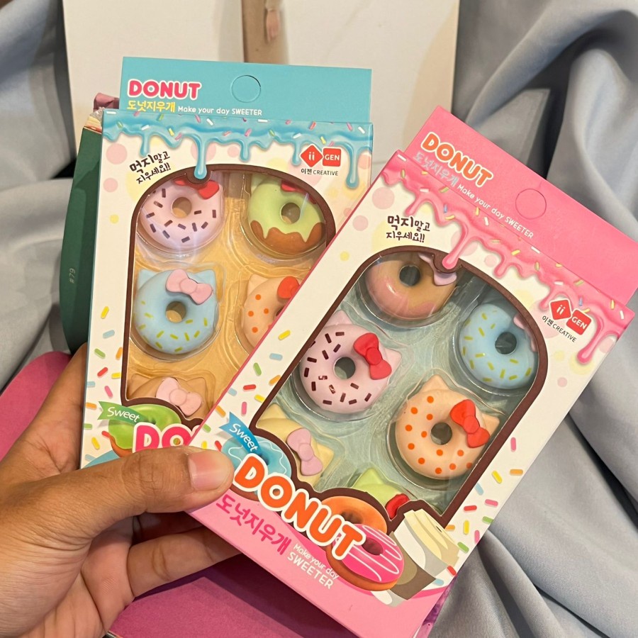 

Penghapus 1 Set Box Isi 6 pcs Hapusan Karakter Donat Micky Miney BIsa Cod