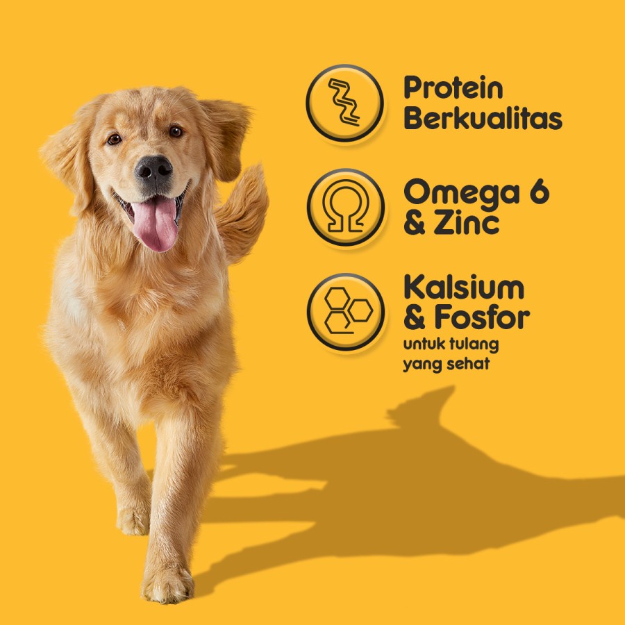 Pedigree ADULT Dry Food 1.5kg - Makanan Kering Anjing Dewasa