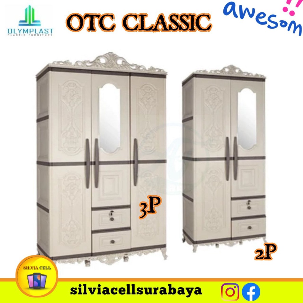 Lemari OTC Pakaian Plastik Olymplast CLASSIC Gantung