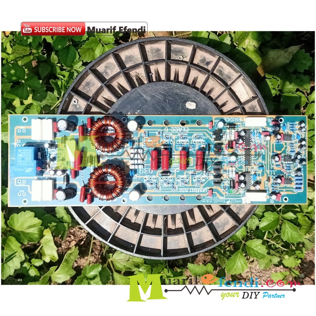KIT POWER AMPLIFIER CLASS D FULLBRIDGE FB IC LOGIC 4070 8FET FET 039M JAMBU AIR
