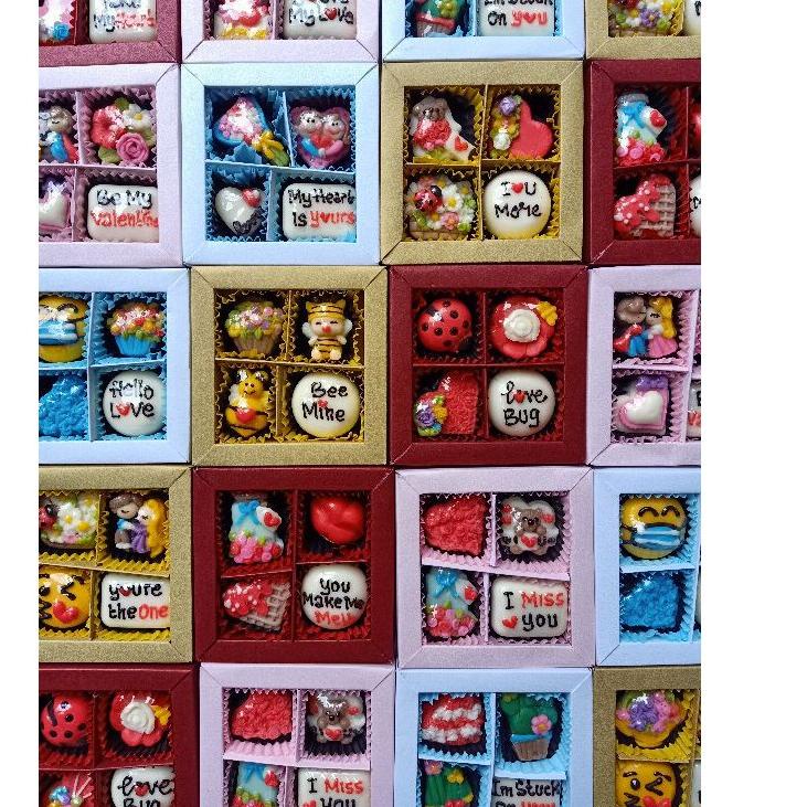 

PENJUALAN TERBANYAK (min order 2 pcs)kado coklat valentine isi 4 untuk hadiah pacar sahabat valday ☼ 881