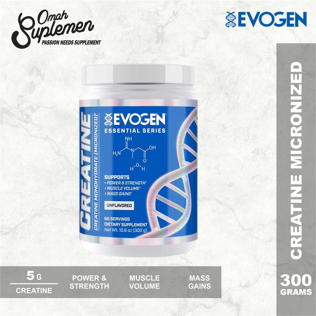 Evogen Creatine Micronized 300 gr evogen creatine monohydrate 300 gram