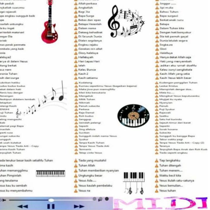 Terbaru Flashdisk USB Style Rohani Keyboard Yamaha PSR type S