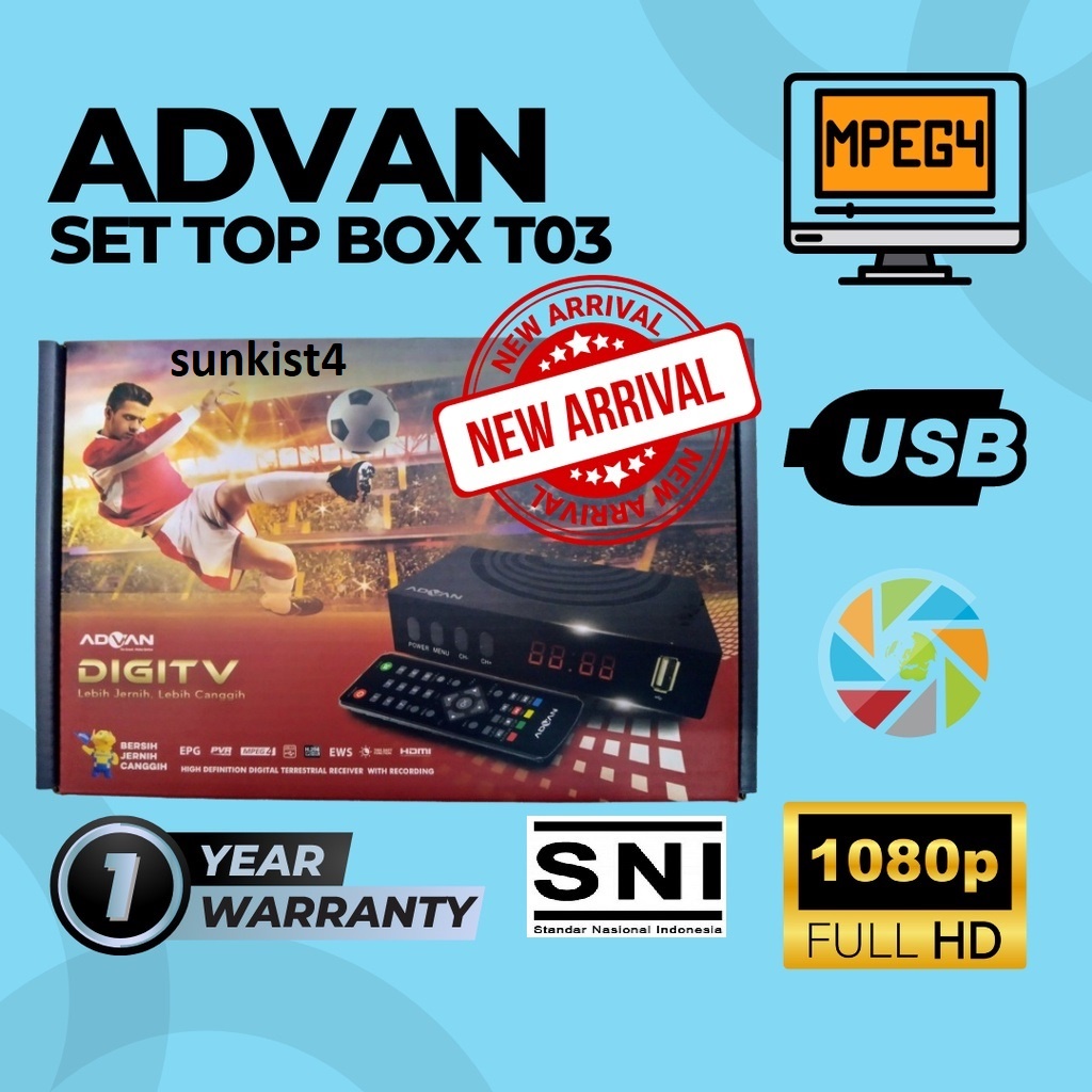 Set Top Box TV Digital Advan/STB