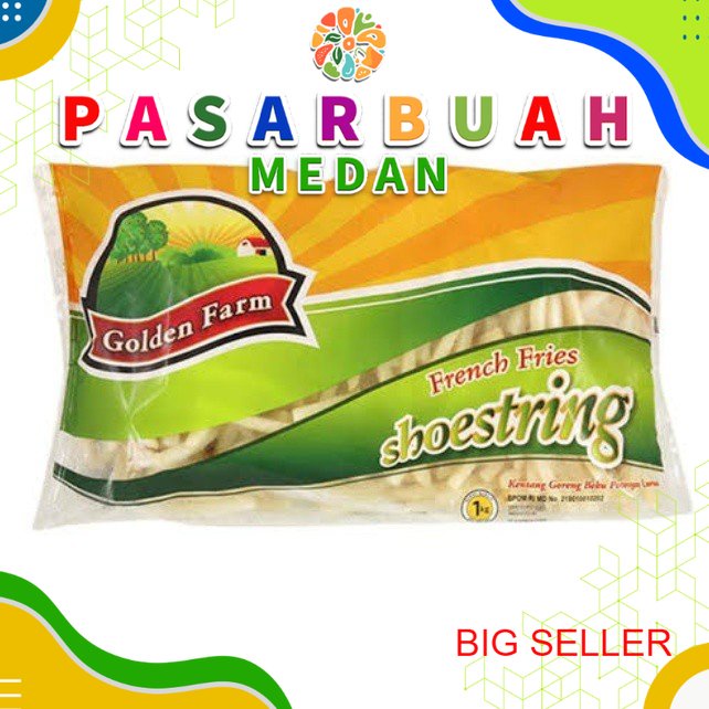 

Distributor KENTANG GOLDEN FARM SHOESTRING / CRINKLE CUT / STRAIGHT CUT 1 kg FRENCH FRIES | PASAR BUAH MEDAN