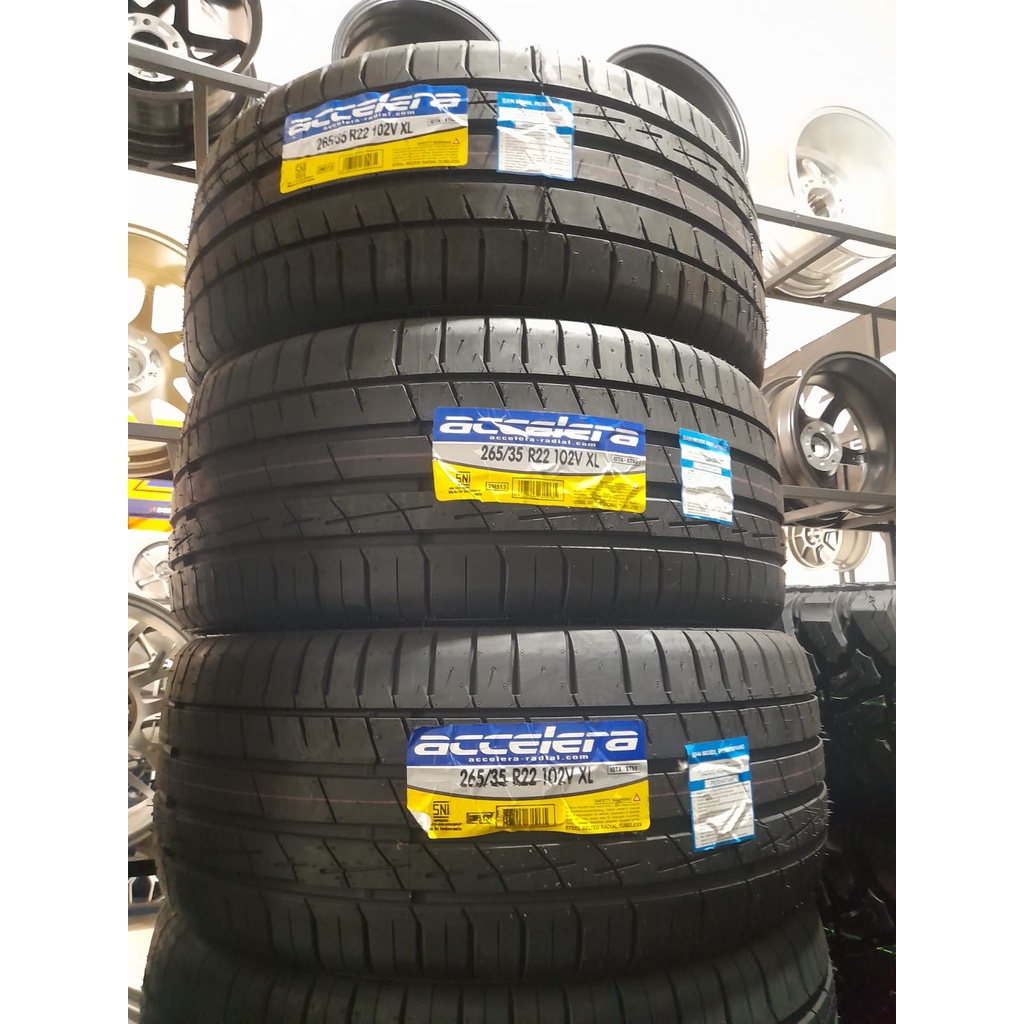 BAN MOBIL RACING CRV XTRAIL HARIER R22 UKURAN 265 35 RING 22 BAN MURAH MERK ACCELERA IOTA