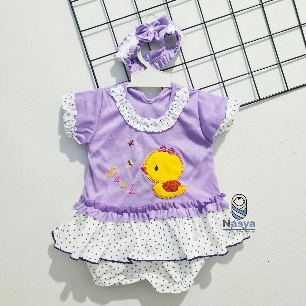 [P-054] Dress Bayi (0-6 bulan) / Dress Bayi Perempuan motif sapi