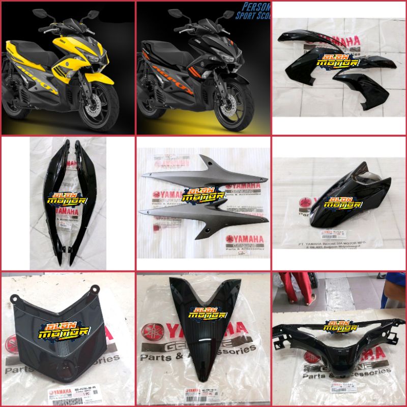 PAKET BODY HALUS, BODY FULL SET AEROX 155 OLD ORIGINAL YGP