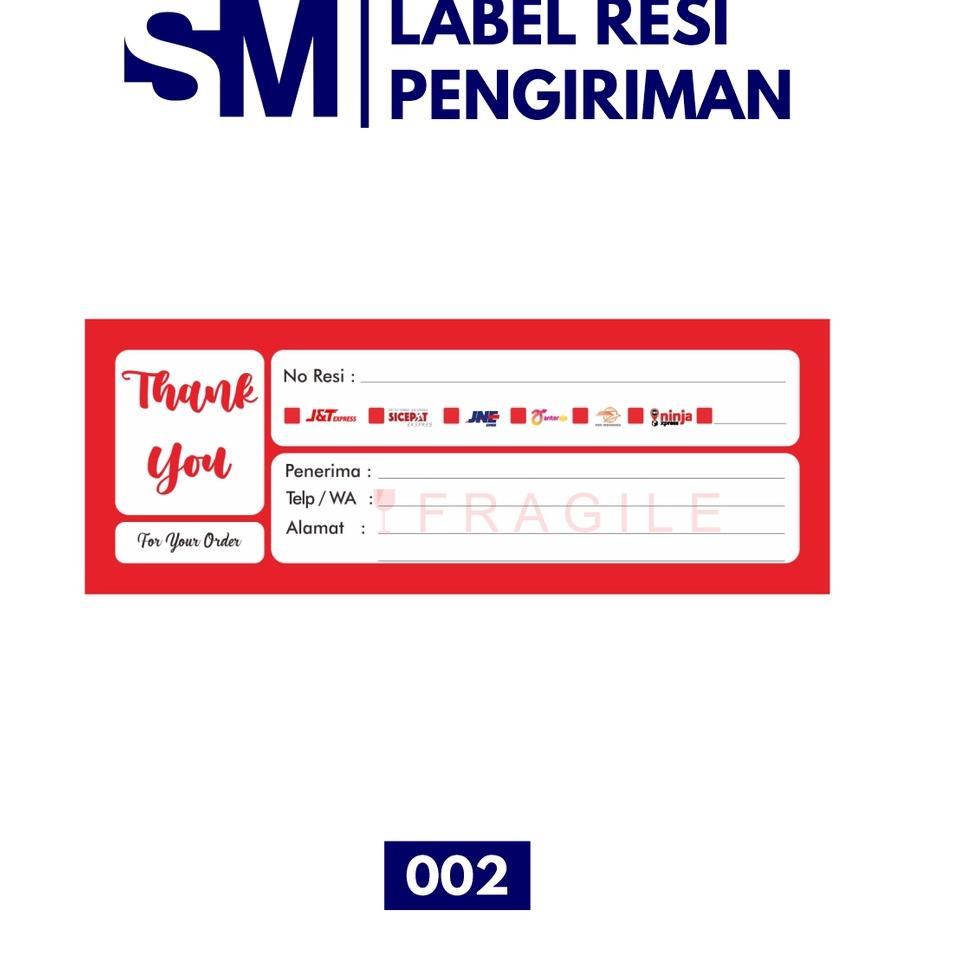 

ㅝ Stiker Label Resi Pengiriman / Sticker Pengiriman ₫