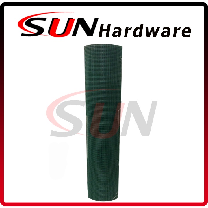 Kawat Loket Ram 1/2 1/4 Inch Hijau Per Rol 10 Meter Anti Karat Kandang