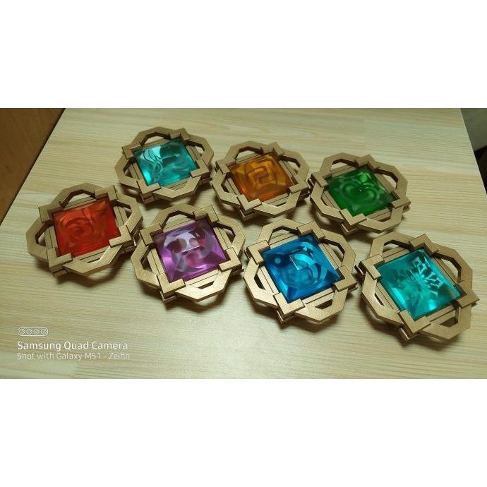 Genshin Impact Vision Liyue ver. (size 8.5cm)