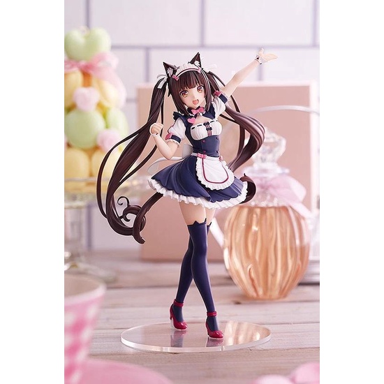 Patung Figur Nekopara Tokoh 20 cm Karakter Parade Vanilla Chocola Kawaii Girl Collectible Figurines PVC Model Boneka Mainan Hadiah