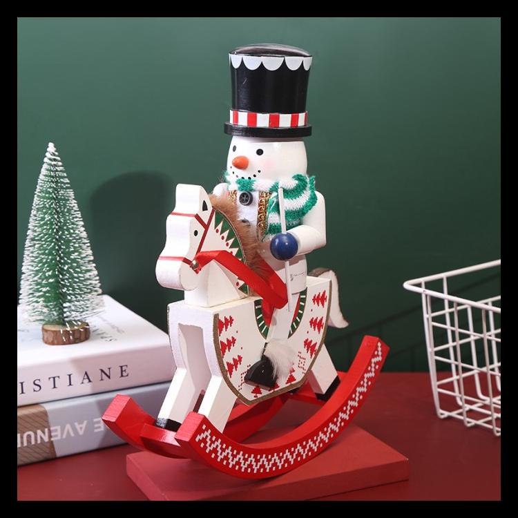 

PAJANGAN NUTCRACKER KERETA KAYU SANTA SNOWMAN KADO NATAL CHRISTMAS BARU