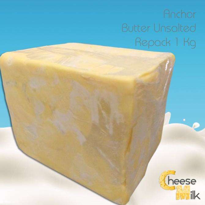 

HARGA MURAH Anchor Unsalted Butter Repack 1 Kg TERLARIS TERPERCAYA ORIGINAL