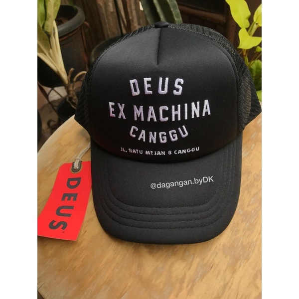 Topi Deus Ex Machina Canggu Edition Original 100% Black