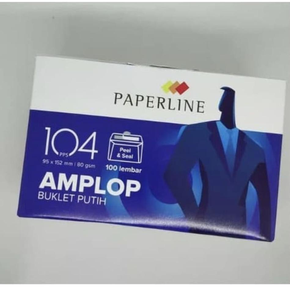

[PRODUK YSBPJ] AMPLOP PAPERLINE 104 PPS PUTIH POLOS 0QI