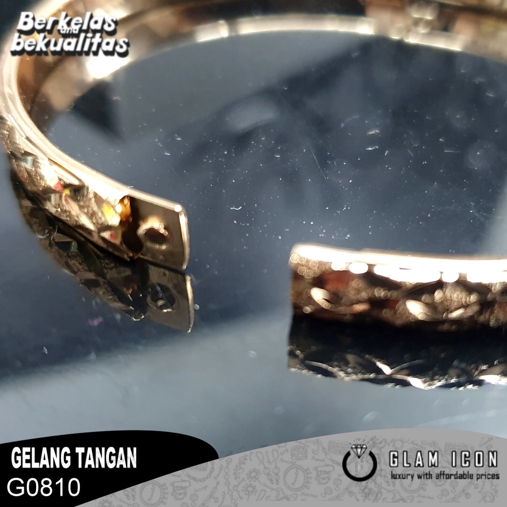 Bangle Dubai Motif Deret wajix G0810 GBG