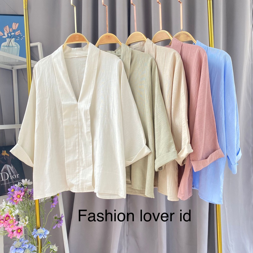 Blouse wanita korean style / Atasan wanita kekinian / Fashion wanita korean