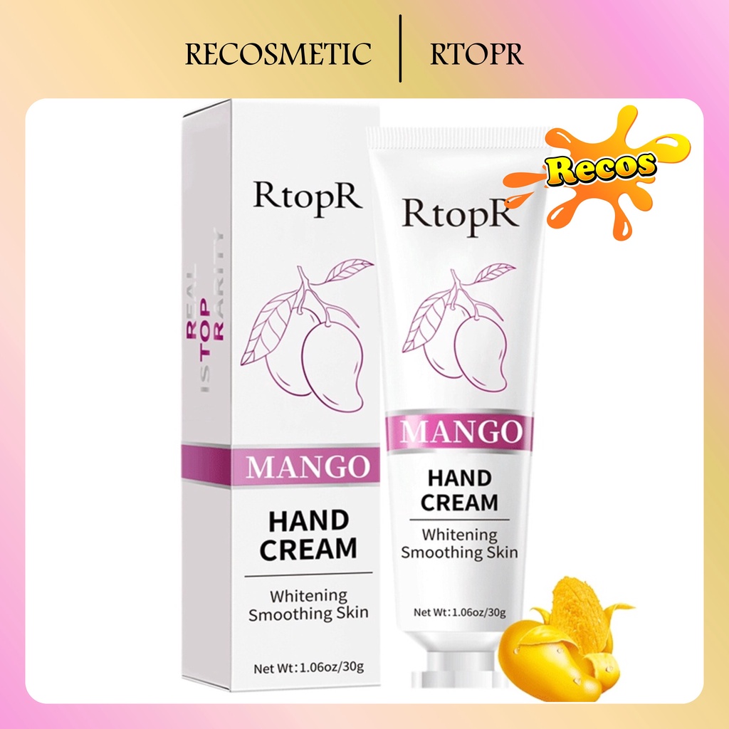 RtopR HAND CREAM Krim Tangan Mangga, Krim Perawatan Tangan Pengencang Pelembap Pemutih Pencerah