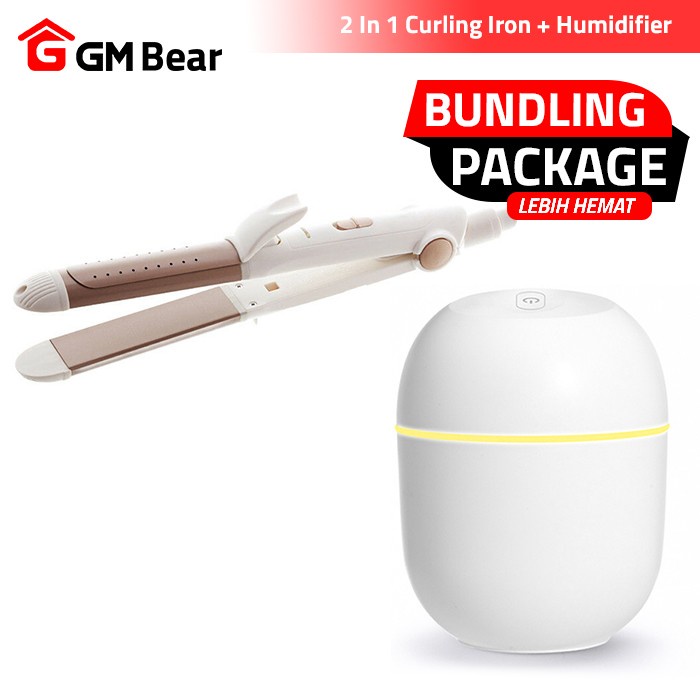 (Bundling) Gm Bear Catokan Rambut 1173 + Humidifier Portable 1201
