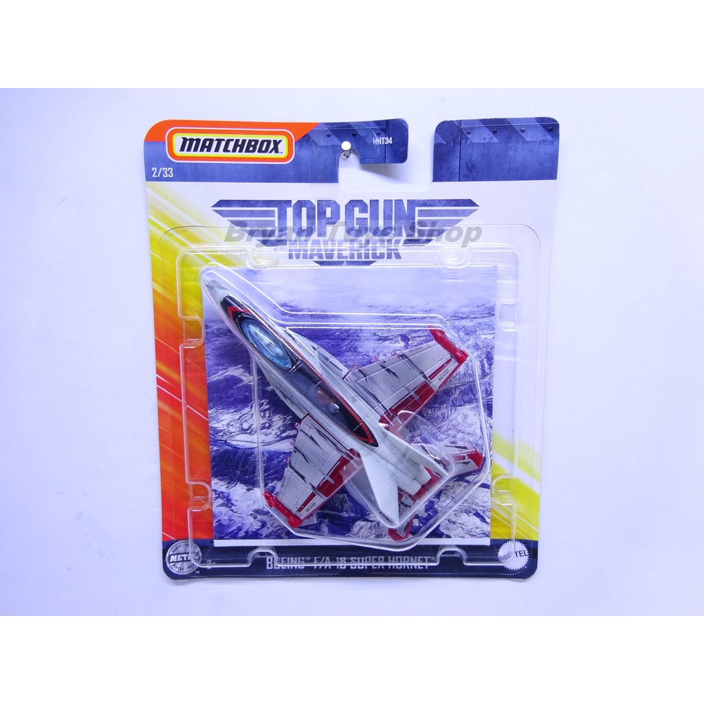 Matchbox Sky Busters Top Gun Maverick Boeing F/A-18 Super Hornet Abu Pesawat