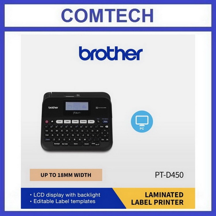 

Brother P-Touch PT-D450 Printer Label Laminated Sticker