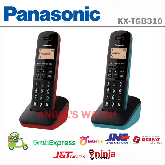 TELEPON WIRELESS PANASONIC KX-TGB310 TGB310 TGB310 NEW