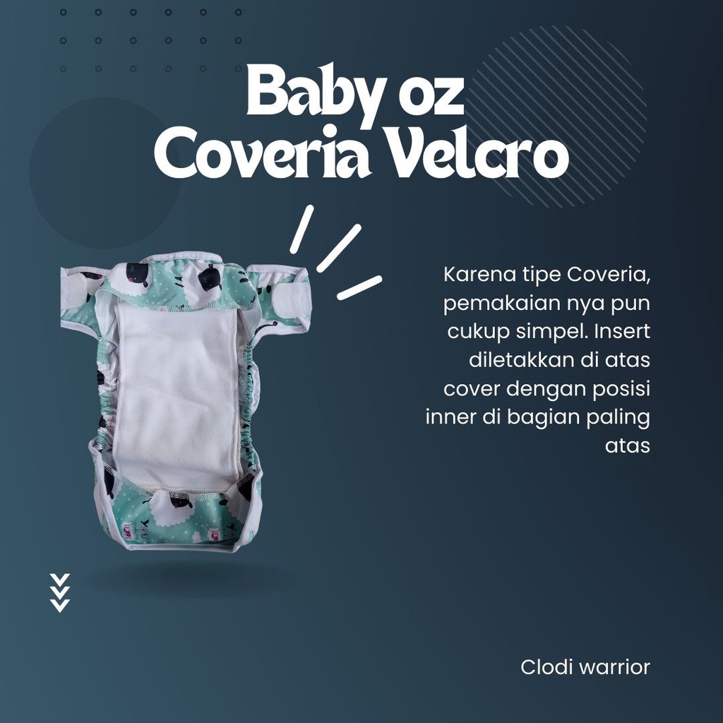 Baby oz Clodi Coveria All size Popok Kain Bayi Cuci Ulang BB 4-15kg