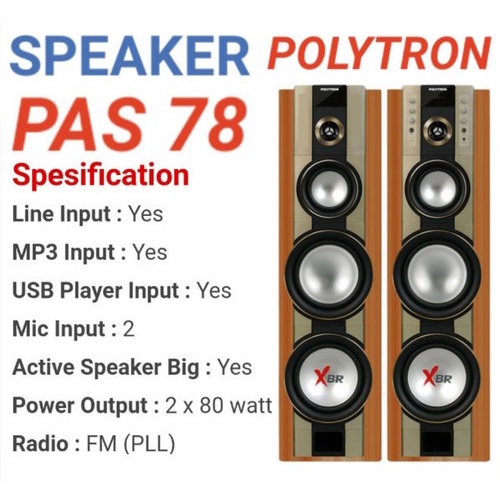 Polytron PAS78 Speaker Aktif USB