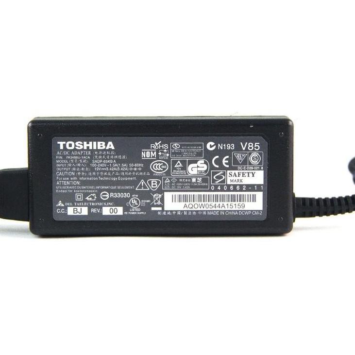 Terbaik Adaptor Charger TOSHIBA 19v - 3.42A / charger laptop toshiba / casan laptop toshiba