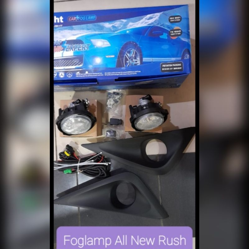 Fog Lamp Toyota All New Rush Cover Hitam