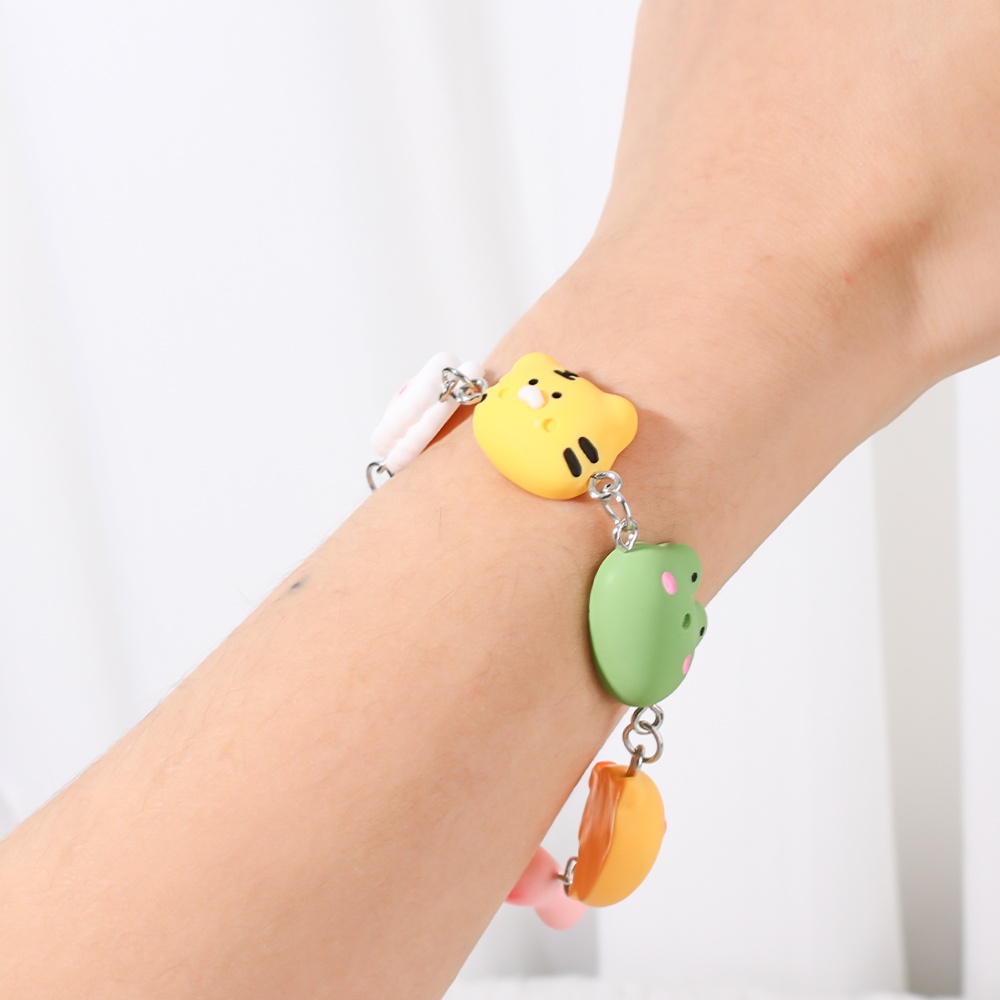 Kartun Gadis Liontin Gelang Liontin Gelang Perhiasan Aksesoris Trendi Wanita INS Korea INS Rantai Lucu Pesona Gelang Hewan Jepang Manis Wanita Gaya Harajuku