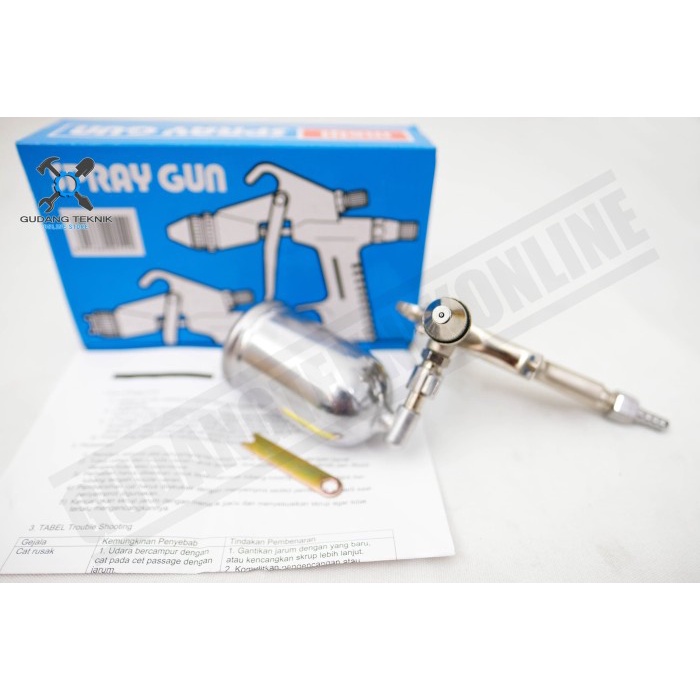 Spraygun Spray Gun Tabung Atas 200cc 3800 200 R2 MEIJI / Alat Semprotan Cat Kompressor Tabung Atas 200 cc 3800 200 R2 MEIJI