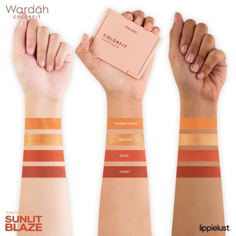 WARDAH Colorfit Quad Eye Palette 6gr