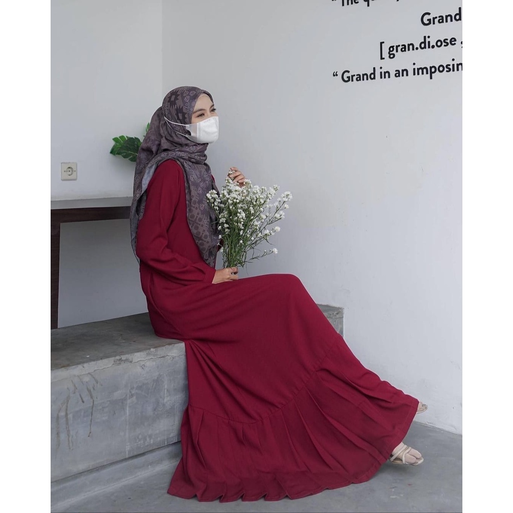 GF02 ~ YURI NEW SERIES DRESS size S M L XL fashion muslim terbaru matt SHAQILA HQ BEST SELLER