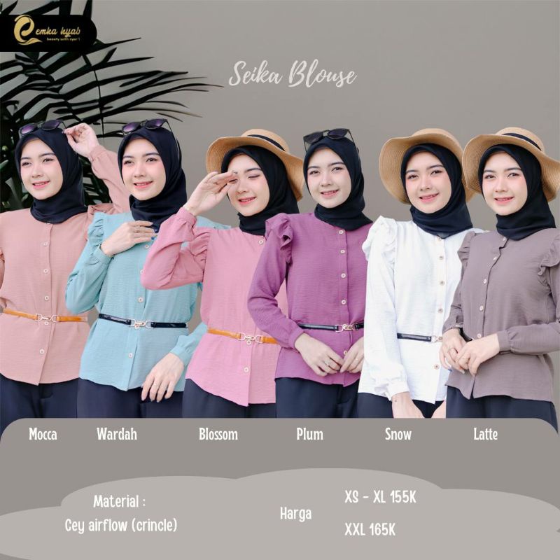 Seika Blouse By Emka Hijab