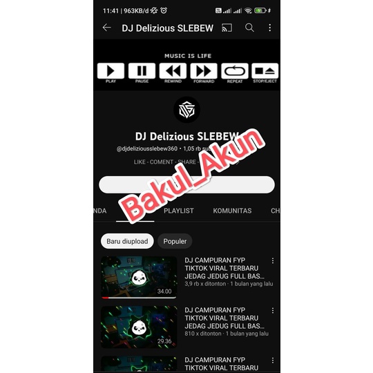 akun youtube sudah monet akunyoutube tua lawas paket monetisasi 1000 subscriber jual channel premium