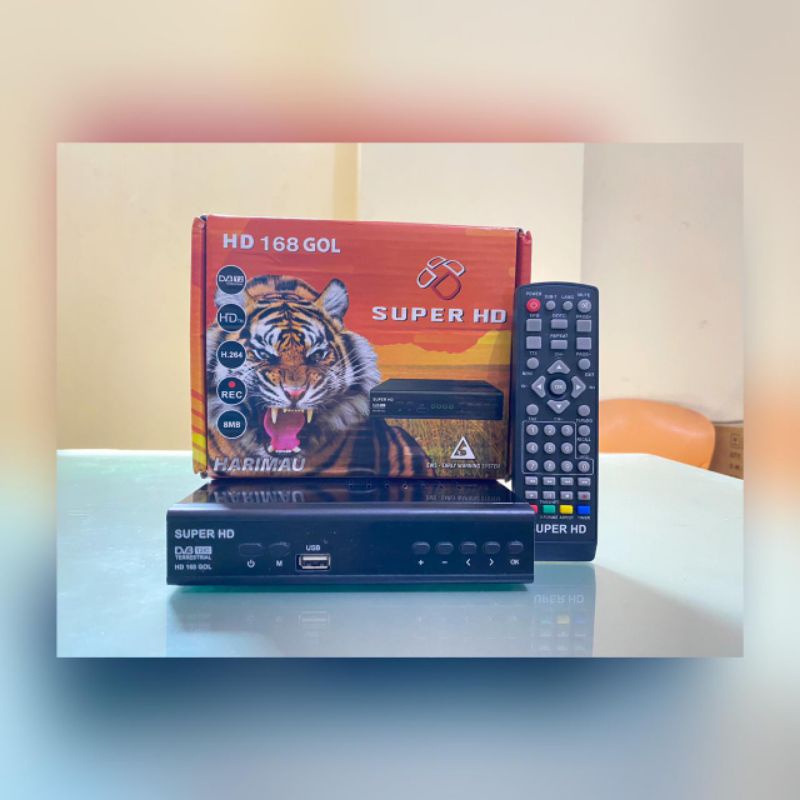 SET TOP BOX HARIMAU SUPER HD 168 GOL