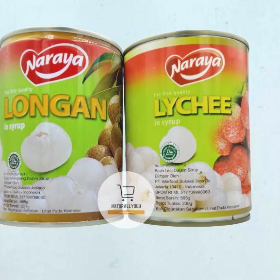 

STAR Naraya Longan atau Naraya Lychee Buah Kelengkeng / Leci dalam sirup 565gram