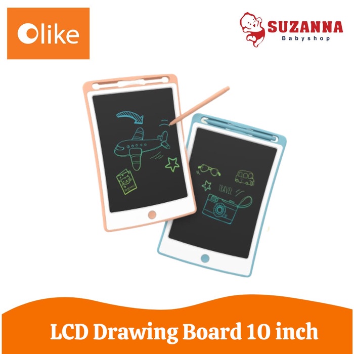 Drawing Olike Lcd Drawing Board 10 Inch / Papan Gambar Anak