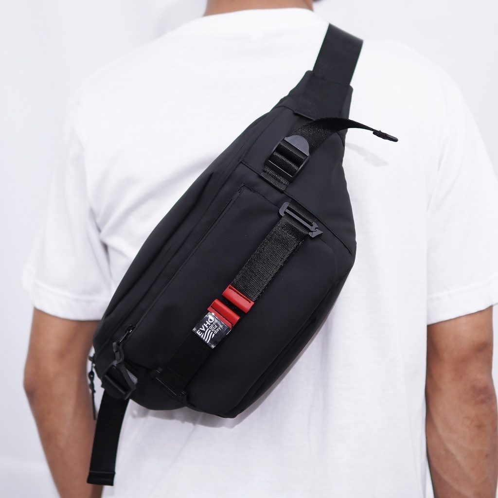 Evho - Hitro Waist Bag I Tas Selempang Pria I Tas Pinggang Waterproof