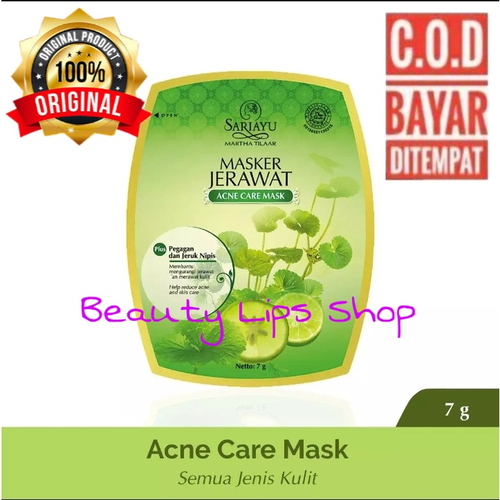 Bisa COD Sariayu Masker Jerawat Sachet