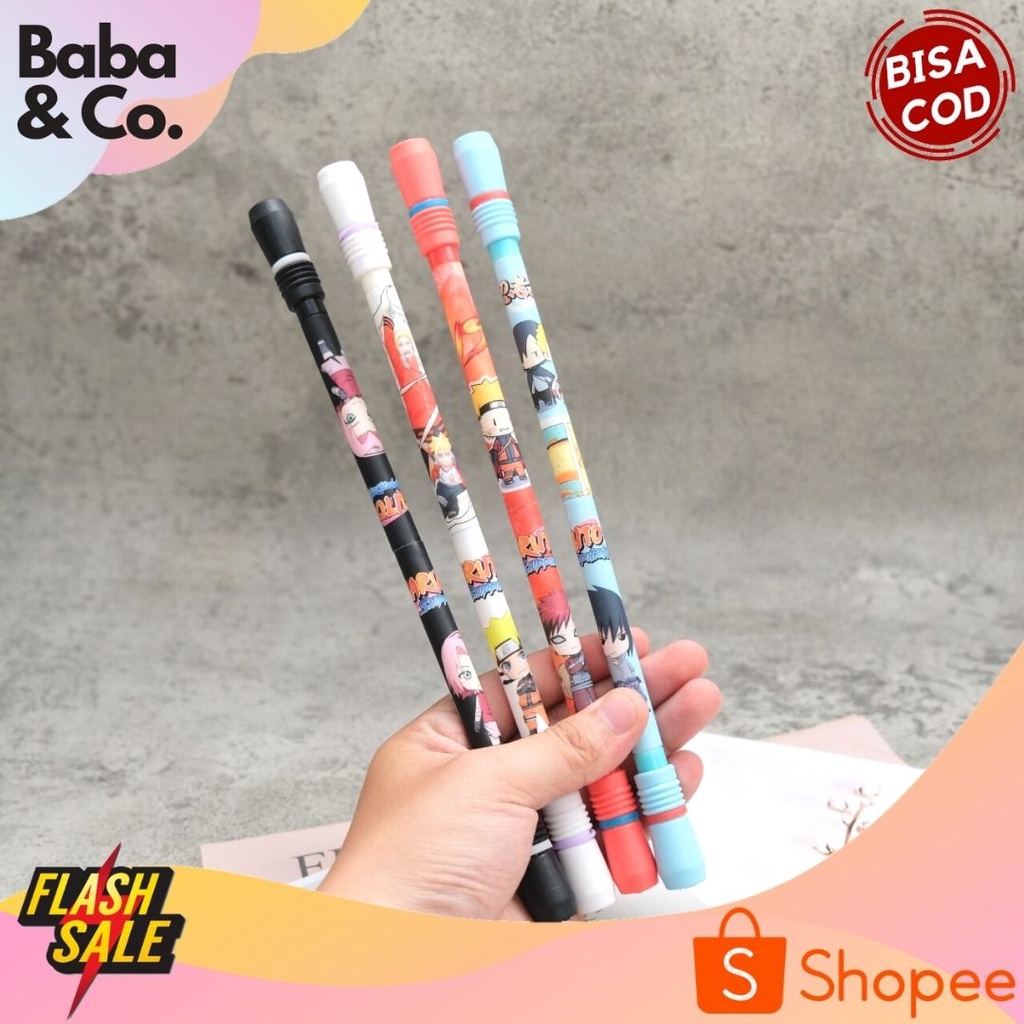 

PULPEN PUTAR MAGNET NARUTO SPINNING PEN 2 IN1 NARUTO PEN MAGNET PUTAR LUCU UNIK MURAH ALAT TULIS SEKOLAH KANTOR ATK MURAH BISA COD