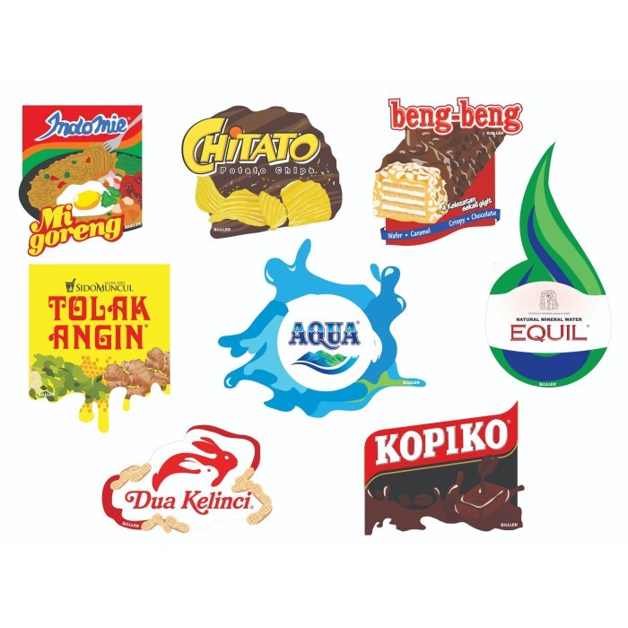 

Stiker Baller Indonesia Stickers Set Indonesian Masterpiece (Sticker Koper)