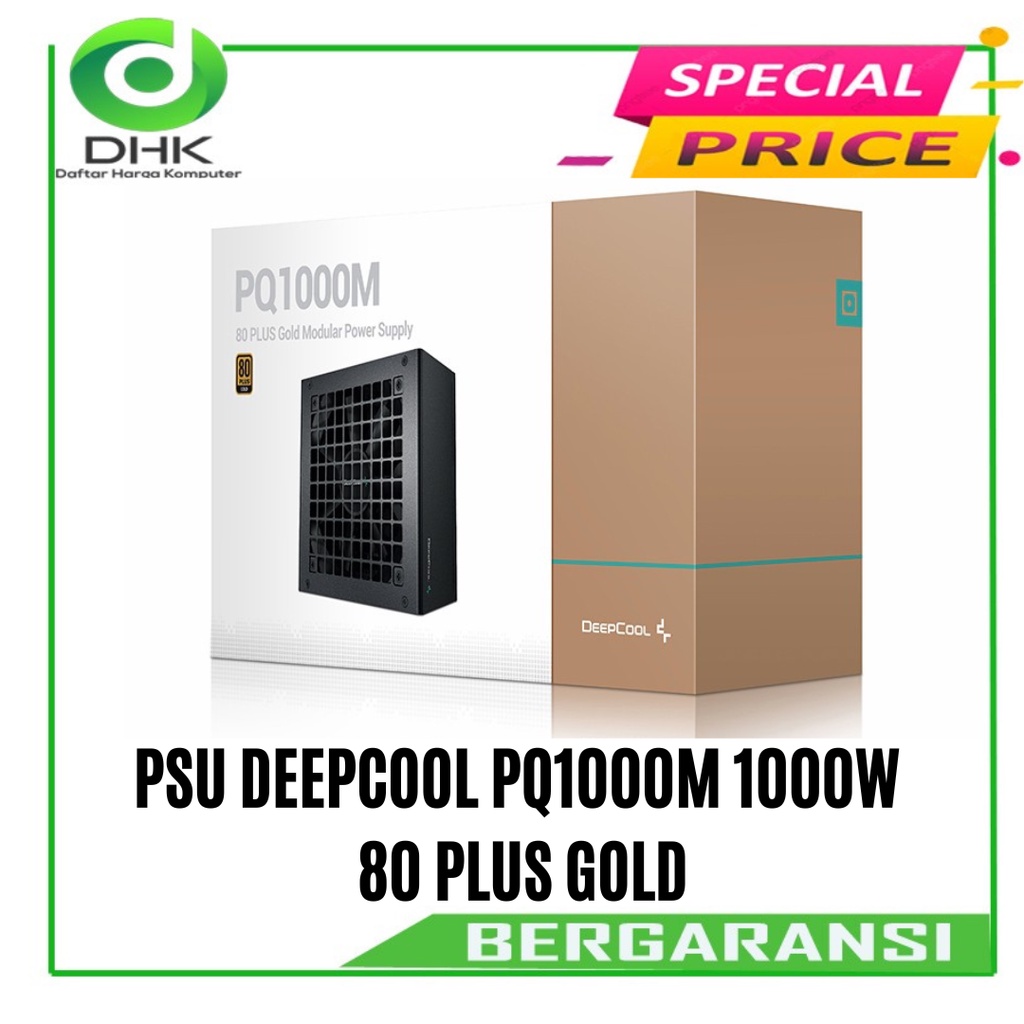 Psu DeepCool PQ1000M 1000W 80 Plus Gold Flat Full Modular