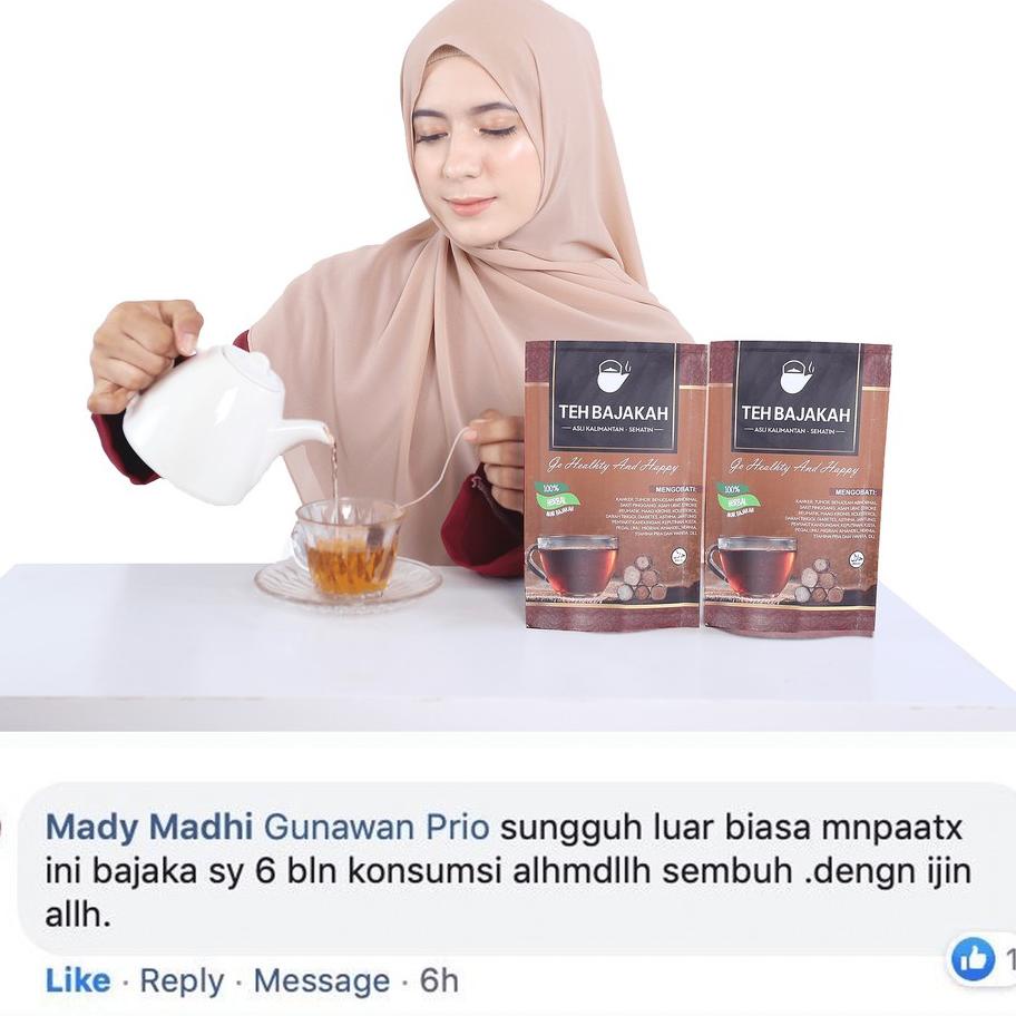 

Oke Price [SIAP MINUM] Teh Kayu Bajakah Kalimantan Kualitas TERBAIK 100% Herbal Kayu Akar Bajakah Asli - 20 Sachet NFG++